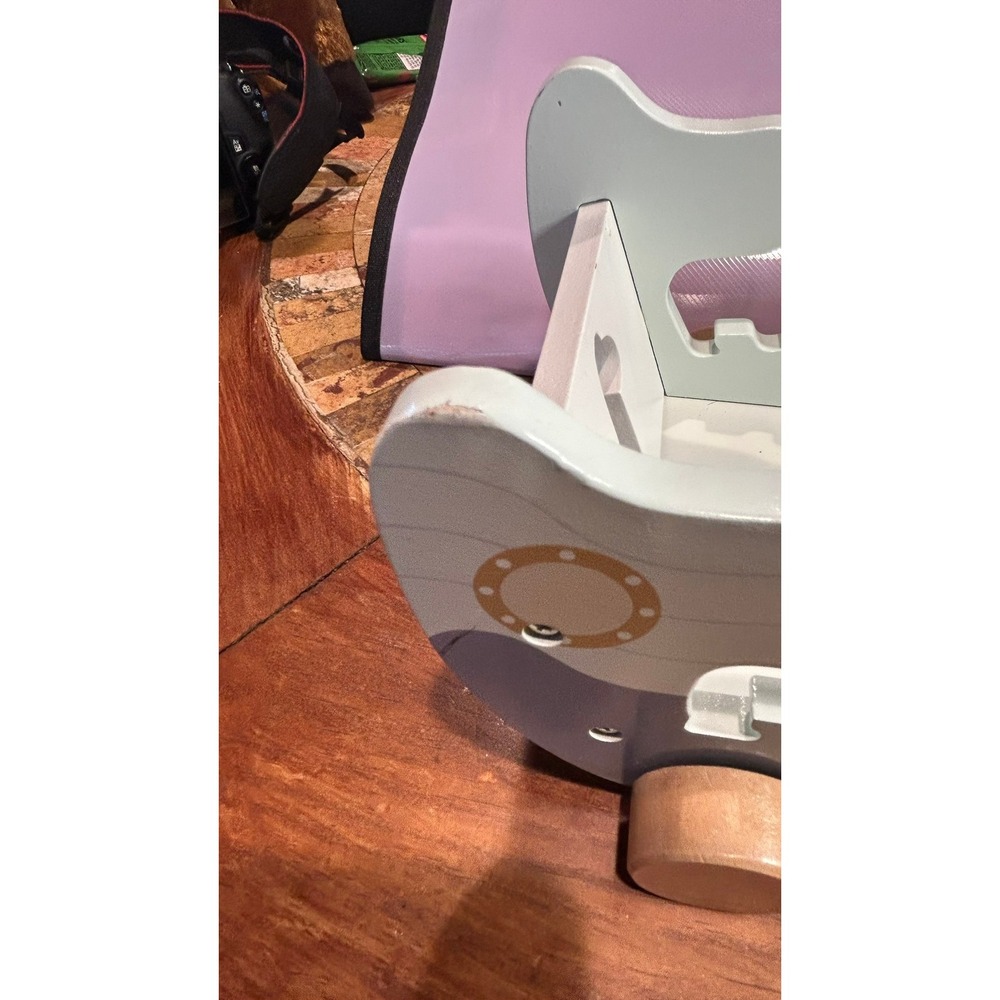 Joyreal Noahs Ark Wooden Pull Toy Shape Sorter‎ Animal Figures Toddler Play Set - Picture 5 of 14